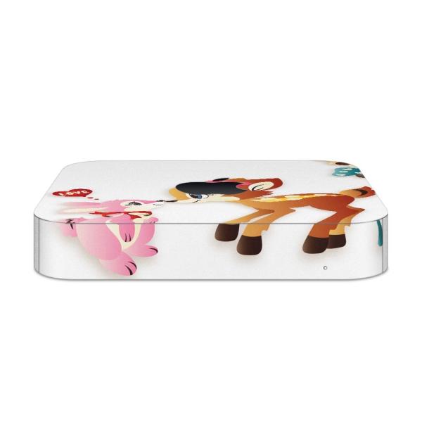 igsticker Mac mini 2018 ��p �}�b�N�~�j �f�U�C���X�L���V�[�� �t�� �X�e�b�J�[ �A�N�Z�T���[ �ی�V�[��  �o���r�@�L�����N�^�[ 004482