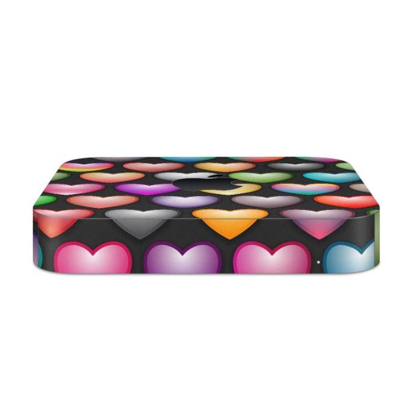 igsticker Mac mini 2018 ��p �}�b�N�~�j �f�U�C���X�L���V�[�� �t�� �X�e�b�J�[ �A�N�Z�T���[ �ی�V�[��  �n�[�g�@�J���t���@�͗l 004559