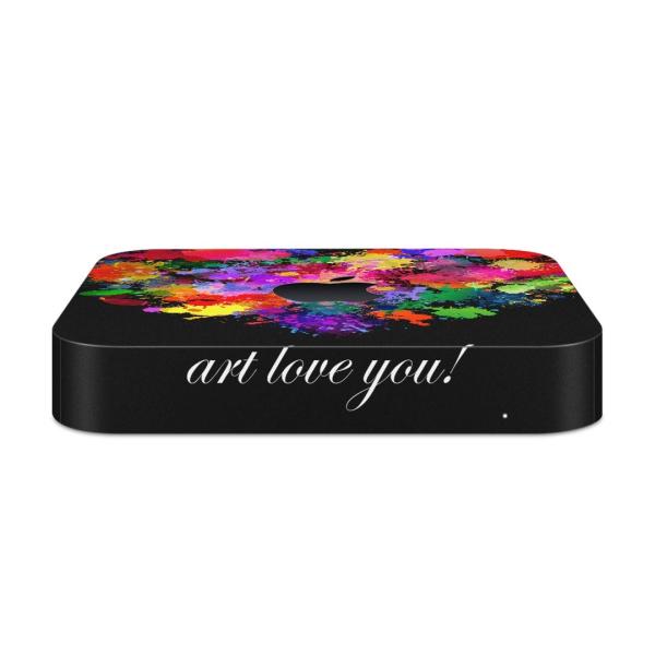 igsticker Mac mini 2018 ��p �}�b�N�~�j �f�U�C���X�L���V�[�� �t�� �X�e�b�J�[ �A�N�Z�T���[ �ی�V�[��  �y�C���g�@�J���t���@�n�[�g 004561