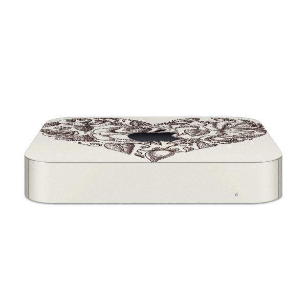 igsticker Mac mini 2018 ��p �}�b�N�~�j �f�U�C���X�L���V�[�� �t�� �X�e�b�J�[ �A�N�Z�T���[ �ی�V�[��  �ԁ@�n�[�g�@LOVE 005115