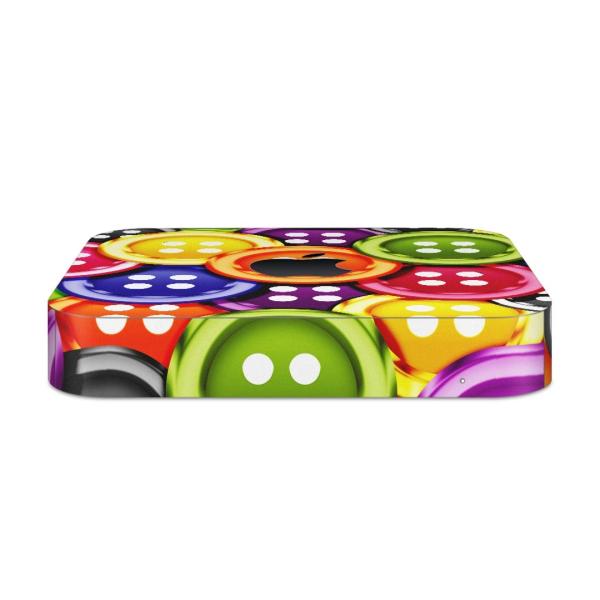 igsticker Mac mini 2018 ��p �}�b�N�~�j �f�U�C���X�L���V�[�� �t�� �X�e�b�J�[ �A�N�Z�T���[ �ی�V�[��  �J���t���@�{�^�� 005926