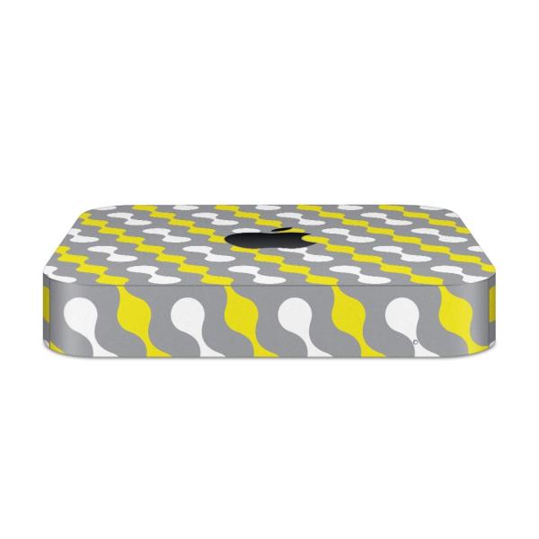 igsticker Mac mini 2018 ��p �}�b�N�~�j �f�U�C���X�L���V�[�� �t�� �X�e�b�J�[ �A�N�Z�T���[ �ی�V�[��  �C�G���[�@�O���[�@�͗l 006242