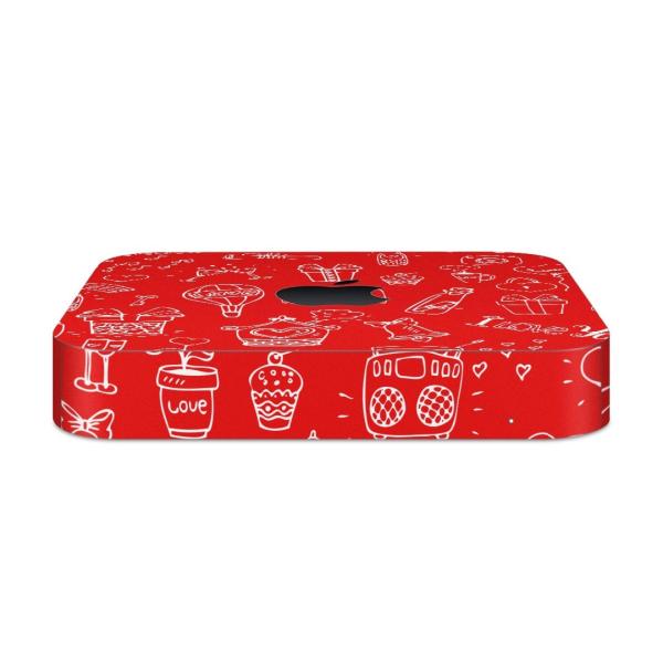 igsticker Mac mini 2018 ��p �}�b�N�~�j �f�U�C���X�L���V�[�� �t�� �X�e�b�J�[ �A�N�Z�T���[ �ی�V�[��  �n�[�g�@�C���X�g 006278