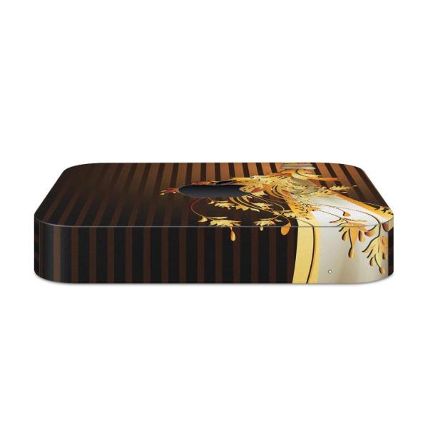 igsticker Mac mini 2018 ��p �}�b�N�~�j �f�U�C���X�L���V�[�� �t�� �X�e�b�J�[ �A�N�Z�T���[ �ی�V�[��  �X�g���C�v�@���F�@�u���E�� 006290