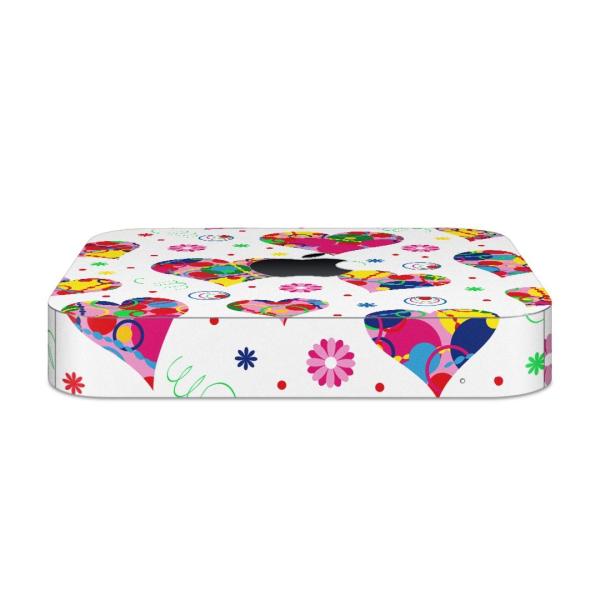igsticker Mac mini 2018 ��p �}�b�N�~�j �f�U�C���X�L���V�[�� �t�� �X�e�b�J�[ �A�N�Z�T���[ �ی�V�[��  �n�[�g�@�J���t�� 006390