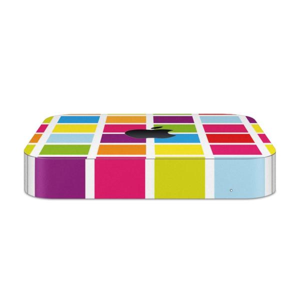 igsticker Mac mini 2018 ��p �}�b�N�~�j �f�U�C���X�L���V�[�� �t�� �X�e�b�J�[ �A�N�Z�T���[ �ی�V�[��  �J���t���@�͗l 007044
