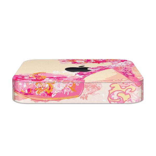 igsticker Mac mini 2018 ��p �}�b�N�~�j �f�U�C���X�L���V�[�� �t�� �X�e�b�J�[ �A�N�Z�T���[ �ی�V�[��  �s���N�@�C�@�q�[�� 007094