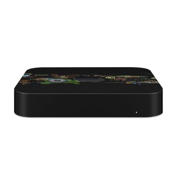 igsticker Mac mini 2018 ��p �}�b�N�~�j �f�U�C���X�L���V�[�� �t�� �X�e�b�J�[ �A�N�Z�T���[ �ی�V�[��  ���@�u���b�N�@�͗l 007228