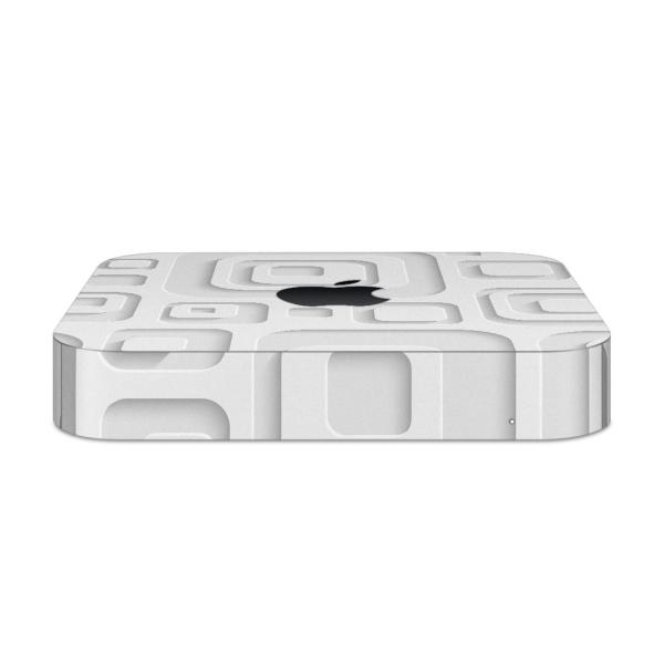 igsticker Mac mini 2018 ��p �}�b�N�~�j �f�U�C���X�L���V�[�� �t�� �X�e�b�J�[ �A�N�Z�T���[ �ی�V�[��  �͗l�@���@�z���C�g�@�l�p 007497