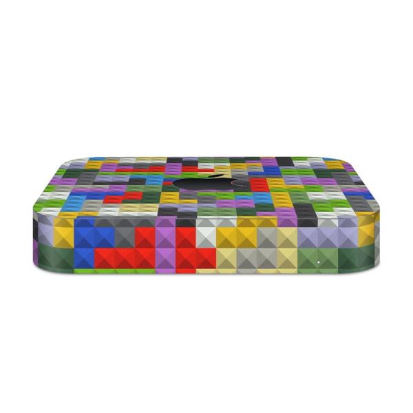 igsticker Mac mini 2018 ��p �}�b�N�~�j �f�U�C���X�L���V�[�� �t�� �X�e�b�J�[ �A�N�Z�T���[ �ی�V�[��  �J���t���@�͗l�@���S�@�h�b�g 007797