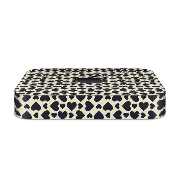 igsticker Mac mini 2018 ��p �}�b�N�~�j �f�U�C���X�L���V�[�� �t�� �X�e�b�J�[ �A�N�Z�T���[ �ی�V�[��  �n�[�g�@�͗l�@���@�u���b�N 007837