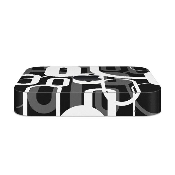 igsticker Mac mini 2018 ��p �}�b�N�~�j �f�U�C���X�L���V�[�� �t�� �X�e�b�J�[ �A�N�Z�T���[ �ی�V�[��  �����@�͗l�@�u���b�N�@�� 007886