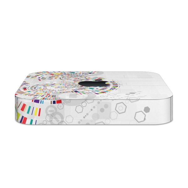 igsticker Mac mini 2018 ��p �}�b�N�~�j �f�U�C���X�L���V�[�� �t�� �X�e�b�J�[ �A�N�Z�T���[ �ی�V�[��  ���C���{�[�@�J���t���@�͗l 008313