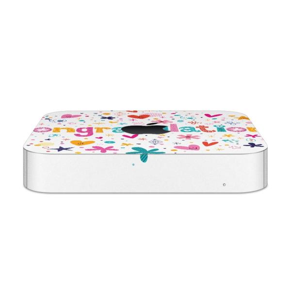 igsticker Mac mini 2018 ��p �}�b�N�~�j �f�U�C���X�L���V�[�� �t�� �X�e�b�J�[ �A�N�Z�T���[ �ی�V�[��  �ԁ@�t�����[�@�n�[�g�@���� 008481