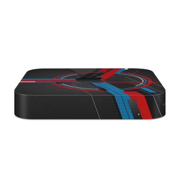 igsticker Mac mini 2018 ��p �}�b�N�~�j �f�U�C���X�L���V�[�� �t�� �X�e�b�J�[ �A�N�Z�T���[ �ی�V�[��  �ԁ@���b�h�@�@�u���[�@�͗l 008533