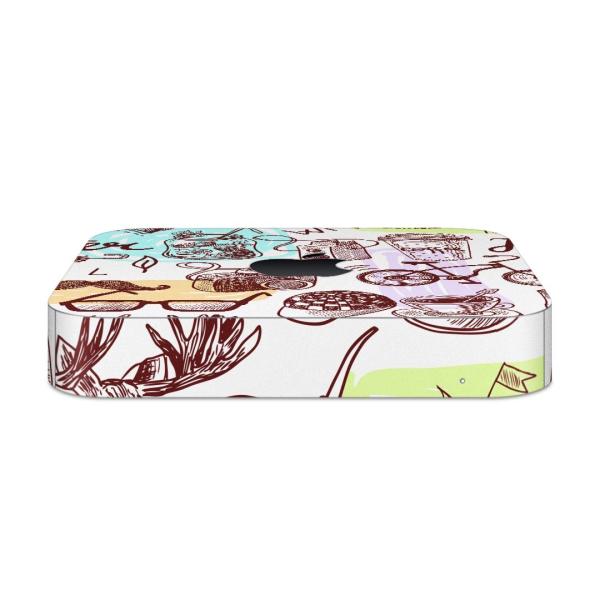 igsticker Mac mini 2018 ��p �}�b�N�~�j �f�U�C���X�L���V�[�� �t�� �X�e�b�J�[ �A�N�Z�T���[ �ی�V�[��  �C���X�g�@�͗l�@���s�@�ዾ 008548