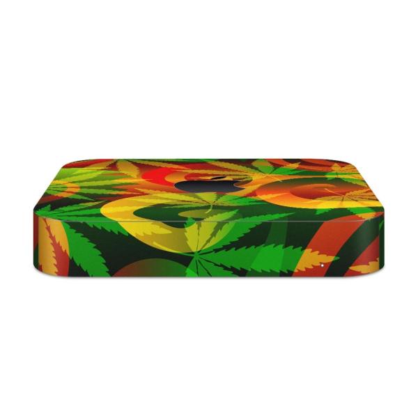 igsticker Mac mini 2018 ��p �}�b�N�~�j �f�U�C���X�L���V�[�� �t�� �X�e�b�J�[ �A�N�Z�T���[ �ی�V�[��  �A���@�΁@�O���[���@�ԁ@���b�h 008569