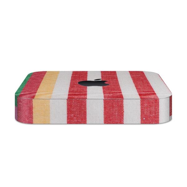 igsticker Mac mini 2018 ��p �}�b�N�~�j �f�U�C���X�L���V�[�� �t�� �X�e�b�J�[ �A�N�Z�T���[ �ی�V�[��  �X�g���C�v�@�J���t���@�͗l 008700