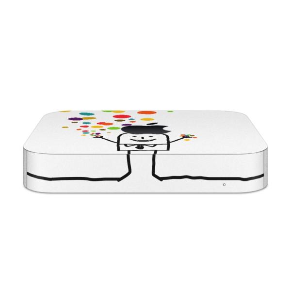 igsticker Mac mini 2018 ��p �}�b�N�~�j �f�U�C���X�L���V�[�� �t�� �X�e�b�J�[ �A�N�Z�T���[ �ی�V�[��  �L�����N�^�[�@�J���t�� 009237