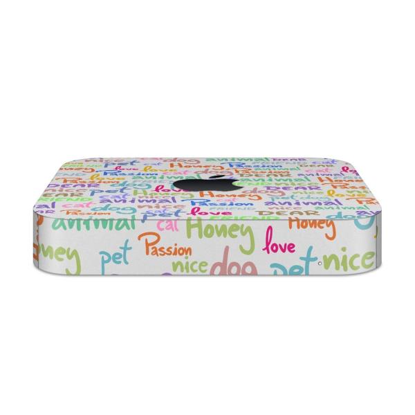 igsticker Mac mini 2018 ��p �}�b�N�~�j �f�U�C���X�L���V�[�� �t�� �X�e�b�J�[ �A�N�Z�T���[ �ی�V�[��  �p��@�����@�J���t�� 009542