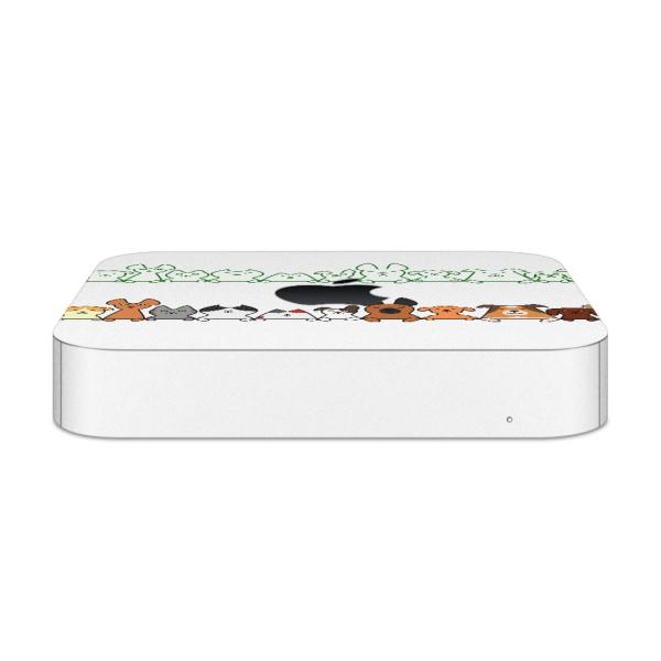 igsticker Mac mini 2018 ��p �}�b�N�~�j �f�U�C���X�L���V�[�� �t�� �X�e�b�J�[ �A�N�Z�T���[ �ی�V�[��  ���@�L�@���� 009565