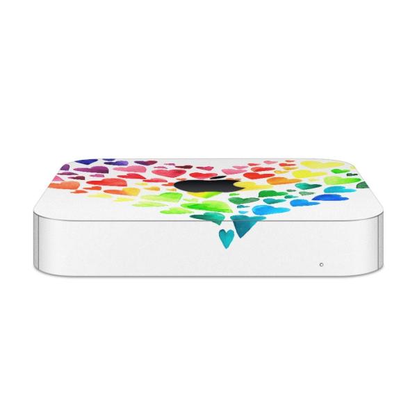 igsticker Mac mini 2018 ��p �}�b�N�~�j �f�U�C���X�L���V�[�� �t�� �X�e�b�J�[ �A�N�Z�T���[ �ی�V�[��  �n�[�g�@�J���t�� 014204