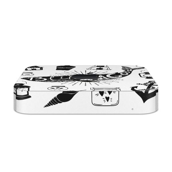 igsticker Mac mini 2018 ��p �}�b�N�~�j �f�U�C���X�L���V�[�� �t�� �X�e�b�J�[ �A�N�Z�T���[ �ی�V�[��  �N�W���@�C�@�� 014253