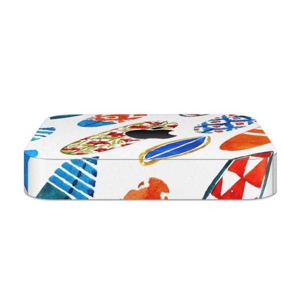 igsticker Mac mini 2018 ��p �}�b�N�~�j �f�U�C���X�L���V�[�� �t�� �X�e�b�J�[ �A�N�Z�T���[ �ی�V�[��  �T�[�t�B���@�{�[�h�@�͗l 014332