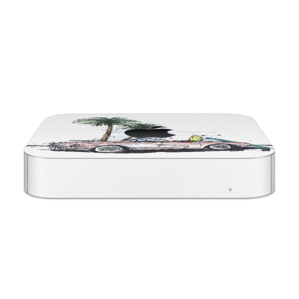igsticker Mac mini 2018 ��p �}�b�N�~�j �f�U�C���X�L���V�[�� �t�� �X�e�b�J�[ �A�N�Z�T���[ �ی�V�[��  ���V�̖؁@�ԁ@�T�[�t�B�� 014340
