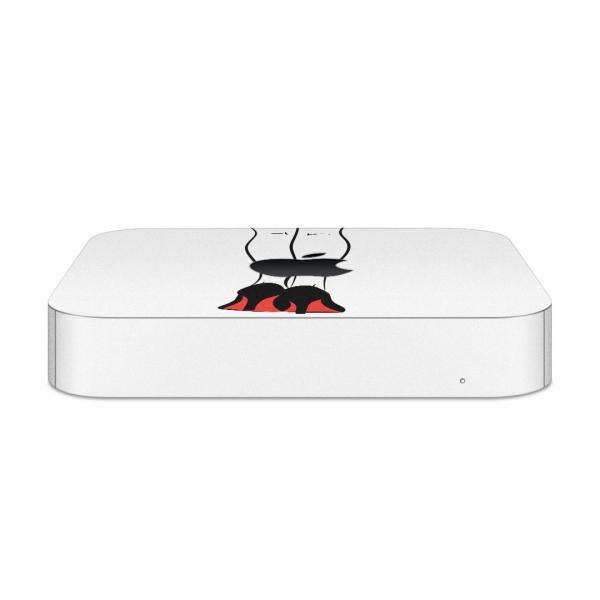 igsticker Mac mini 2018 ��p �}�b�N�~�j �f�U�C���X�L���V�[�� �t�� �X�e�b�J�[ �A�N�Z�T���[ �ی�V�[��  �t�@�b�V�����@�������@�C 014455