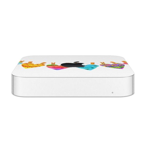igsticker Mac mini 2018 ��p �}�b�N�~�j �f�U�C���X�L���V�[�� �t�� �X�e�b�J�[ �A�N�Z�T���[ �ی�V�[��  �n�[�g�@�͗l�@�J���t�� 014557