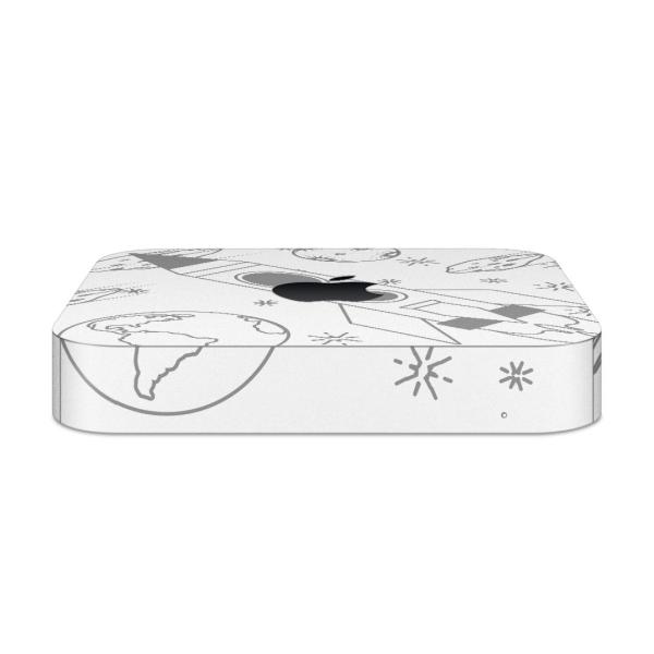 igsticker Mac mini 2018 ��p �}�b�N�~�j �f�U�C���X�L���V�[�� �t�� �X�e�b�J�[ �A�N�Z�T���[ �ی�V�[��  �F���@�C���X�g�@���P�b�g 014954