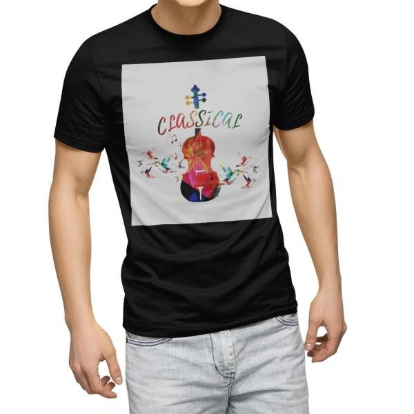 t�V���c �����Y ���� �u���b�N �f�U�C�� XS S M L XL 2XL T�V���c �e�B�[�V���c T shirt�@��  ���b�N�@�M�^�[�@�J���t�� 015808