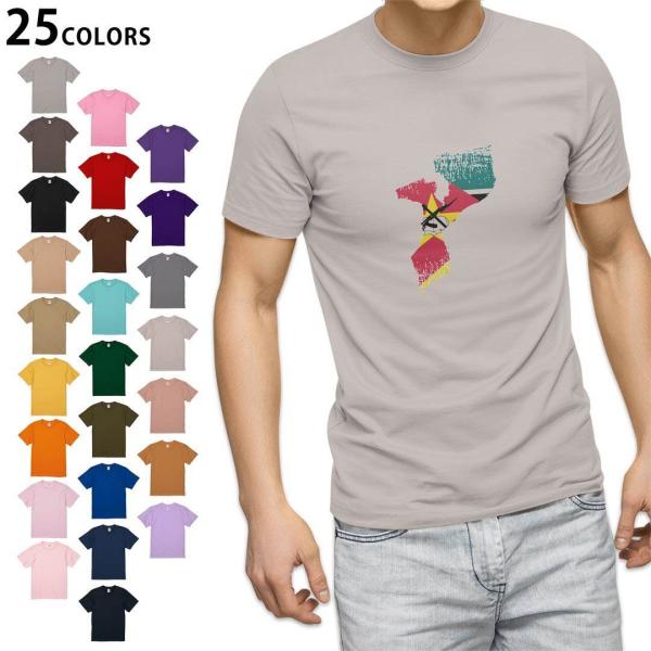 �I�ׂ�20�J���[ t�V���c �����Y ���� �f�U�C��  S M L XL 2XL 3XL T shirt 018894 ���� mozambique ���U���r�[�N