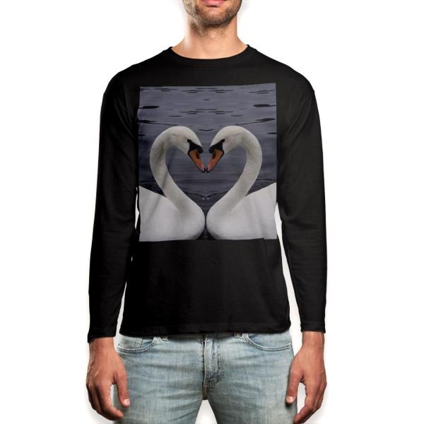 O TVc Y  ubN fUC XS S M L XL 2XL T eB[Vc  black T shirt long sleeve  @n[g 000823