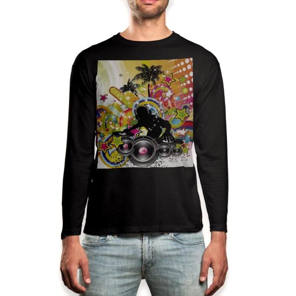 O TVc Y  ubN fUC XS S M L XL 2XL T eB[Vc  black T shirt long sleeve  gsJ@y@V̖ 000884