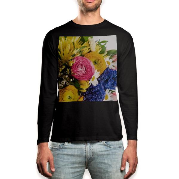 O TVc Y  ubN fUC XS S M L XL 2XL T eB[Vc  black T shirt long sleeve  ԁ@ԑ 000998