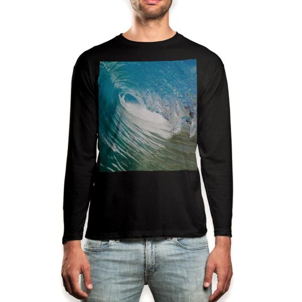 O TVc Y  ubN fUC XS S M L XL 2XL T eB[Vc  black T shirt long sleeve  g@T[tB 001163