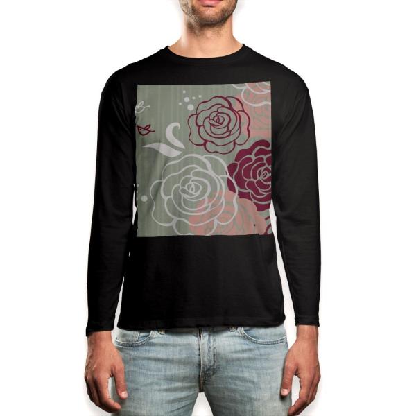 O TVc Y  ubN fUC XS S M L XL 2XL T eB[Vc  black T shirt long sleeve  KN@ 001171