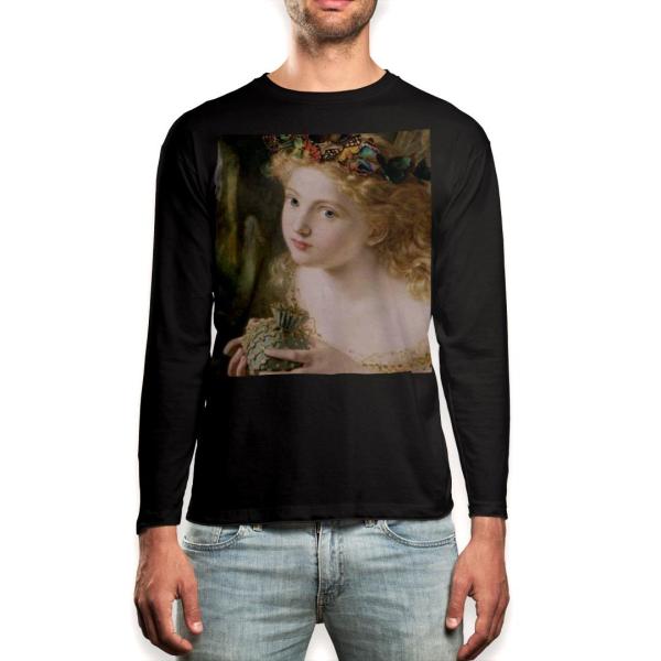 O TVc Y  ubN fUC XS S M L XL 2XL T eB[Vc  black T shirt long sleeve  l@G@CXg 003199