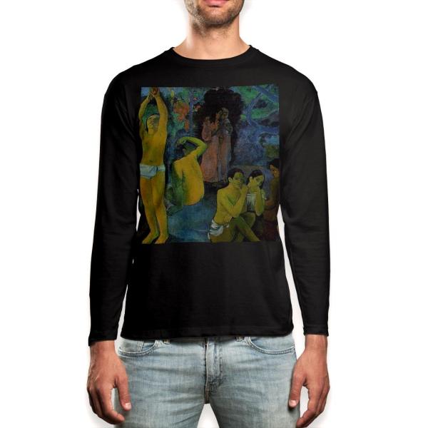 O TVc Y  ubN fUC XS S M L XL 2XL T eB[Vc  black T shirt long sleeve  l@G@CXg 003255