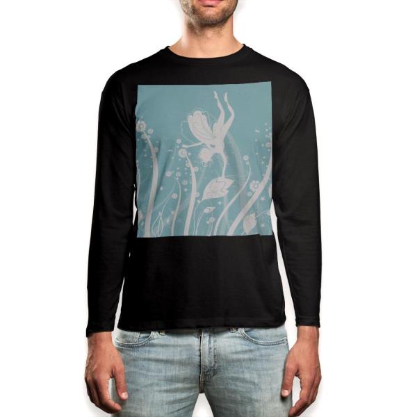 O TVc Y  ubN fUC XS S M L XL 2XL T eB[Vc  black T shirt long sleeve  ԁ@l@LN^[ 003302