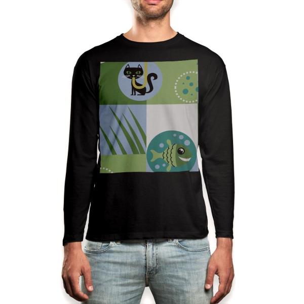 O TVc Y  ubN fUC XS S M L XL 2XL T eB[Vc  black T shirt long sleeve  L@C@LN^[@ 004007