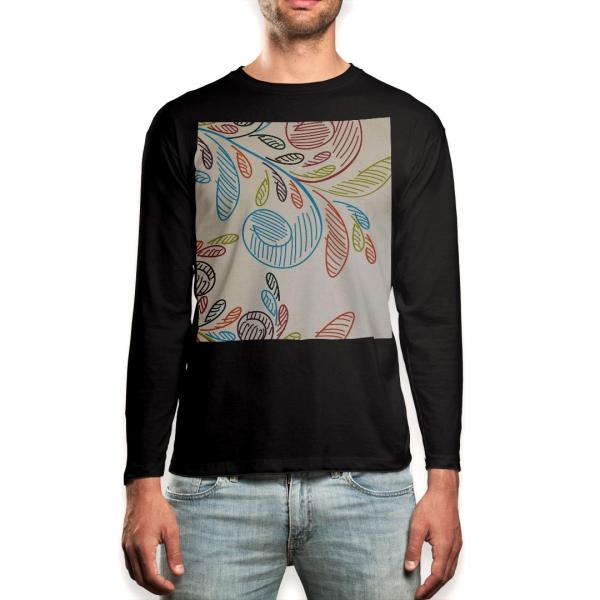 O TVc Y  ubN fUC XS S M L XL 2XL T eB[Vc  black T shirt long sleeve  ԁ@Vv@Jt 004488