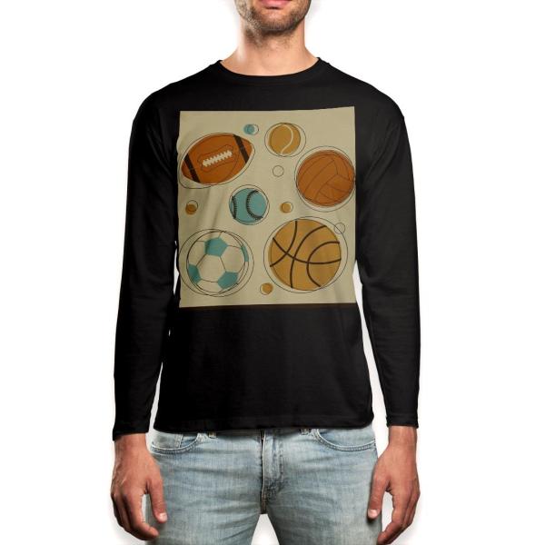 O TVc Y  ubN fUC XS S M L XL 2XL T eB[Vc  black T shirt long sleeve  X|[c@CXg 004697