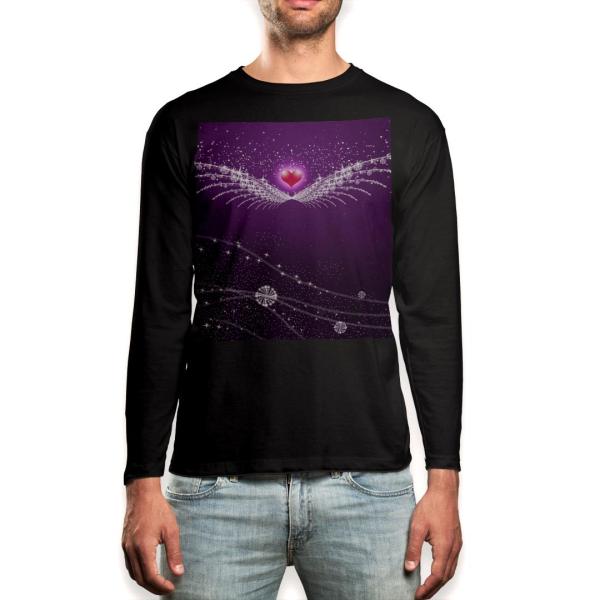 O TVc Y  ubN fUC XS S M L XL 2XL T eB[Vc  black T shirt long sleeve  n[g@H@ 004823