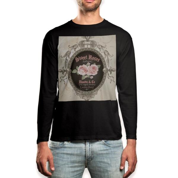 O TVc Y  ubN fUC XS S M L XL 2XL T eB[Vc  black T shirt long sleeve  KN@g@sN 005259