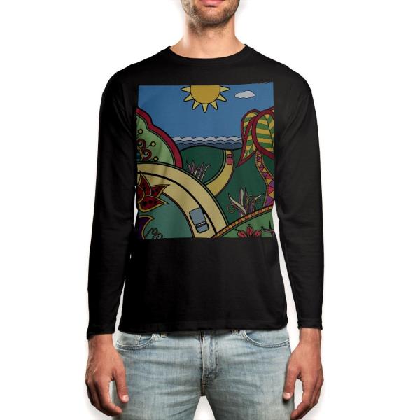 O TVc Y  ubN fUC XS S M L XL 2XL T eB[Vc  black T shirt long sleeve  z@C@ԁ@R@Jt 005371