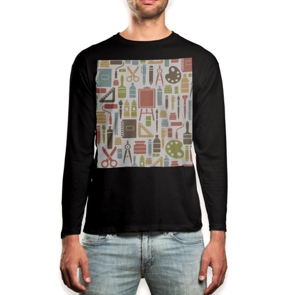 O TVc Y  ubN fUC XS S M L XL 2XL T eB[Vc  black T shirt long sleeve  G̋@p@CXg 006061