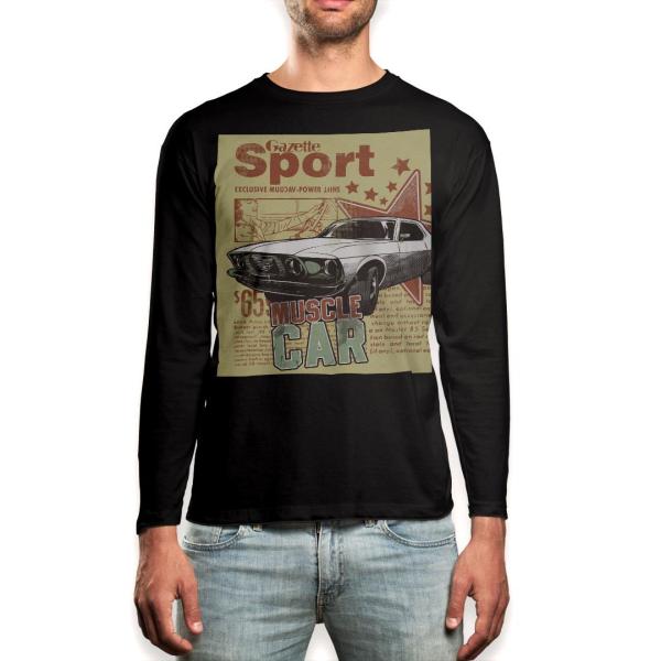 O TVc Y  ubN fUC XS S M L XL 2XL T eB[Vc  black T shirt long sleeve  CXg@ԁ@g@p 006109